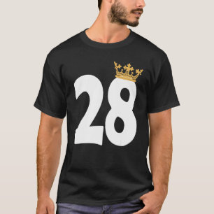 T-shirt Anniversaire Filles 28e fête 28 ans Anniversaire C