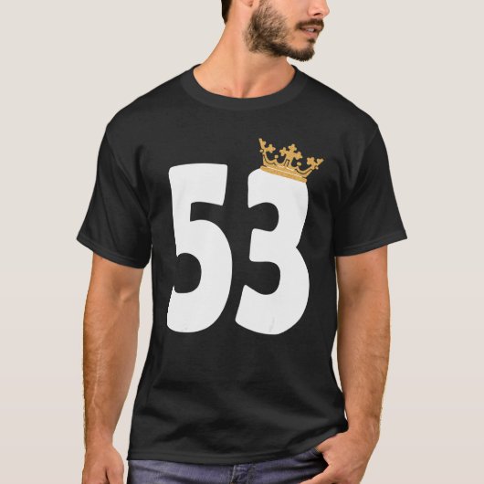 T-shirt Anniversaire Filles 53e fête 53 ans Couronne Anniv (Devant)