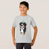 T-shirt Anniversaire Garçon/Fille Bernese Mountain Dog (Devant entier)