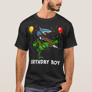 T-shirt Anniversaire Garçon Ninja équitation Dinosaur