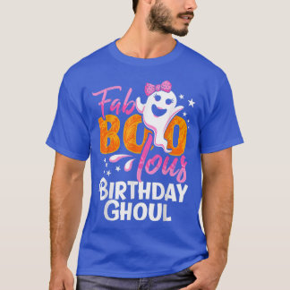 T-shirt Anniversaire Ghoul Halloween Filles Filles Fab BOO