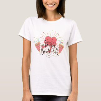 T-shirt anniversaire heureux