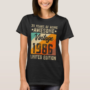 T-shirt &#; Anniversaire Hommes &#; Années Femmes âgées 19
