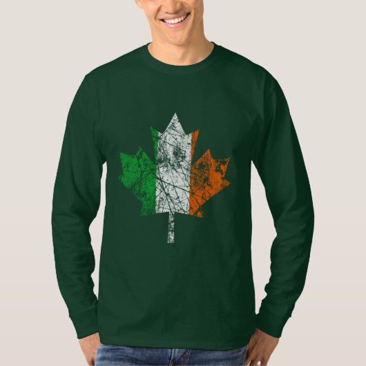 T-shirt Anniversaire irlandais canadien 150 ans (Devant)