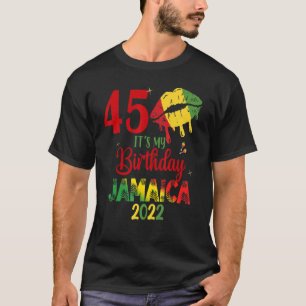 T-shirt Anniversaire Jamaïque fille 30ème 50ème match de t