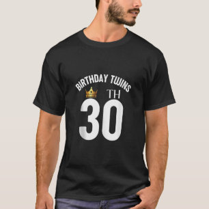 T-shirt Anniversaire Jumeaux 30e 30 ans Frère Soeur Tw