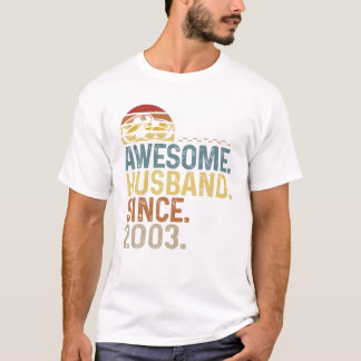 T-shirt Anniversaire Mariage des anneaux Vintages hommes