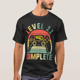 T-shirt Anniversaire mariage Pour Lui Niveau 11 Terminer H