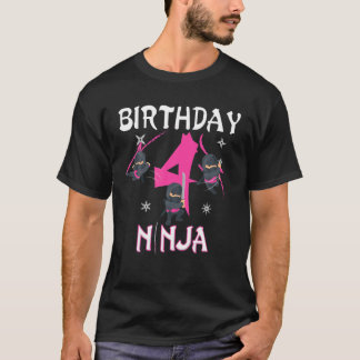 T-shirt Anniversaire Ninja 8E 5E 10 Anniversaire Ninja Par