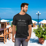 T-shirt Anniversaire noir blanc photo collage homme mythe<br><div class="desc">Un arrière - plan noir classique. Texte : L'Homme,  Le Mythe,  La Légende. Personnalisez et ajoutez son nom,  son âge et sa date d'anniversaire. Pour l'homme dans votre vie,  mari,  père,  ami,  frère.</div>