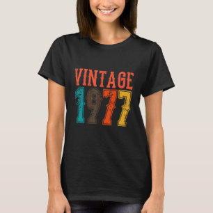 T-shirt Anniversaire papa Vintage 1977