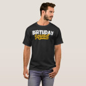 T-shirt Anniversaire Party Squad Anniversaire Squad Birthd (Devant entier)