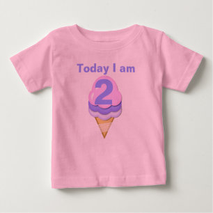 T-shirt Anniversaire Personnalisable Ice Cream Con
