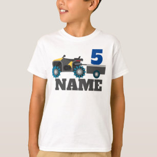 T-shirt Anniversaire personnalisé ATV quatre roues