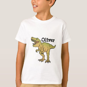 T-shirt Anniversaire personnalisé de dinosaure T-REX pour