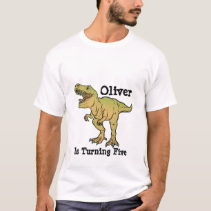 T-shirt Anniversaire personnalisé de Papa T Rex Dinosaure