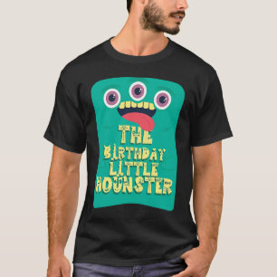T-shirt Anniversaire Petit Monstre Correspondant Famille P