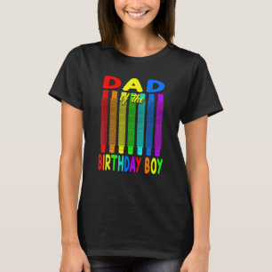 T-shirt Anniversaire Pop Tube Papa of the Birthday Boy