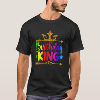 T-shirt Anniversaire Roi Couronne Anniversaire Décorations