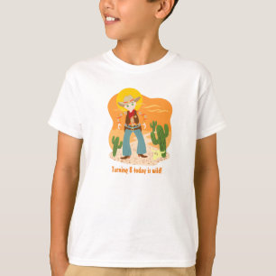T-shirt Anniversaire sauvage de cowboy