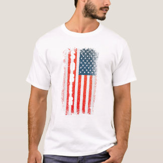 T-shirt Anniversaire Sobre Américain