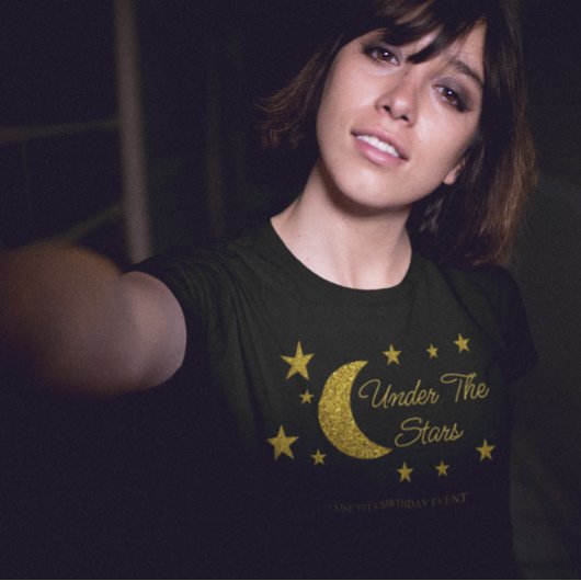 T-shirt Anniversaire sous les étoiles