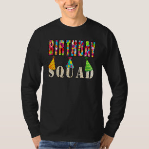 T-shirt Anniversaire Squad Anniversaire Cone Casquette