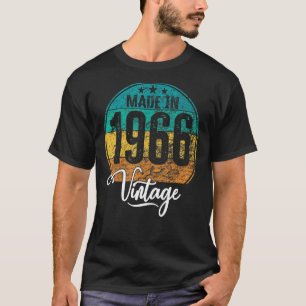 T-shirt Anniversaire Vintage Anniversaire Année 1966 Anniv