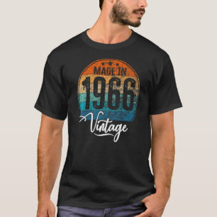 T-shirt Anniversaire Vintage Anniversaire Année 1966 Anniv