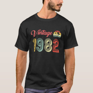 T-shirt Anniversaire vintage De 1982 - Femmes De 39 Ans