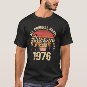 T-shirt Anniversaire Vintage Hommes Femmes 50 Ans Cadeau D