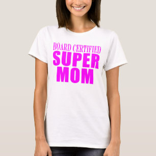T-shirt Anniversaires et Noël roses de mamans : Maman
