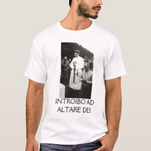 T-SHIRT ANNONCE CATHOLIQUE ALTARE DEI DU PAPE BENOÎT XVI