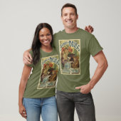 T-shirt Annonce de bière de nouveau d'art d'Alfons Mucha (Unisexe)
