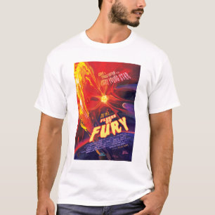 T-shirt Annonce De Film D'Horreur Sci-Fi, Flares De Furie