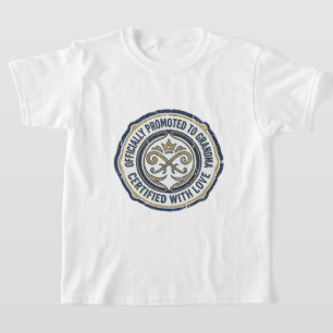 T-shirt Annonce de Grand-Mère Officiellement Promue