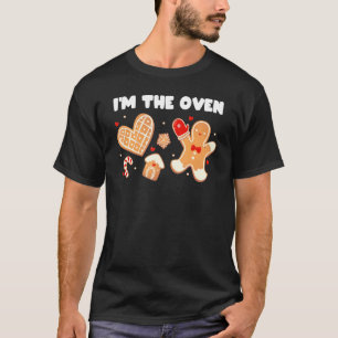 T-shirt Annonce de grossesse au four de Noël pour la cuiss