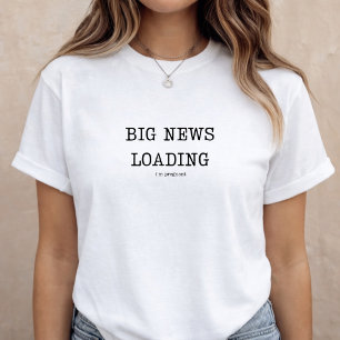 T-shirt Annonce de grossesse bébé révélation drôle