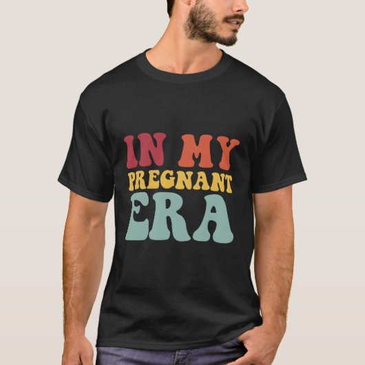 T-shirt Annonce De Grossesse Dans Mon Époque Enceinte Gros (Devant)