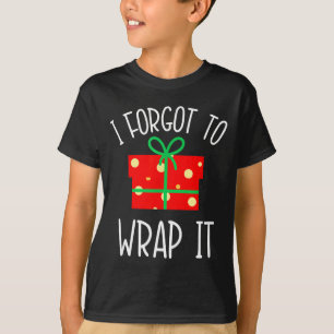 T-shirt Annonce de grossesse drôle de Noël J'ai oublié de