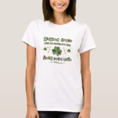 T-shirt Annonce de grossesse pour la Saint-Patrick (Devant)