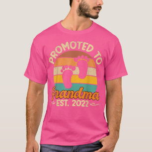 T-shirt Annonce De Grossesse Rétro À Grand-Mère 2022