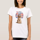 T-shirt Annonce de grossesse rouge blanc et future maman (Devant)