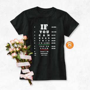 T-shirt Annonce de grossesse sur le thème de la table opto