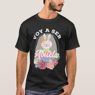 T-shirt Annonce de la grossesse de Regalo Voy A Ser Abuela