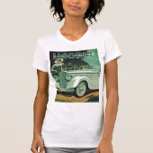 T-shirt Annonce de licence d'automobile (Devant)