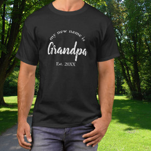 T-shirt Annonce de nouveau grand-père