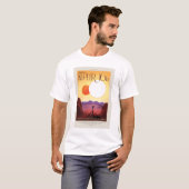 T-shirt Annonce de voyage Sci-Fi, Planet Kepler-16b (Devant entier)
