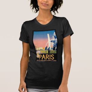 T-shirt Annonce Voyage Paris vintage