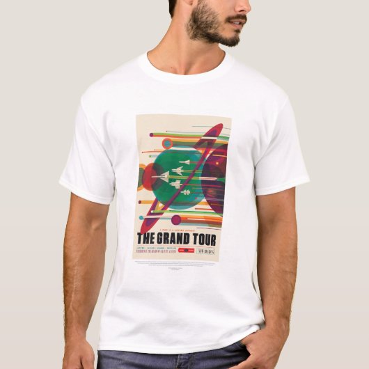 T-shirt Annonce Voyage Sci-Fi, Le Grand Tour (Devant)